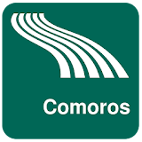 Comoros Map offline icon