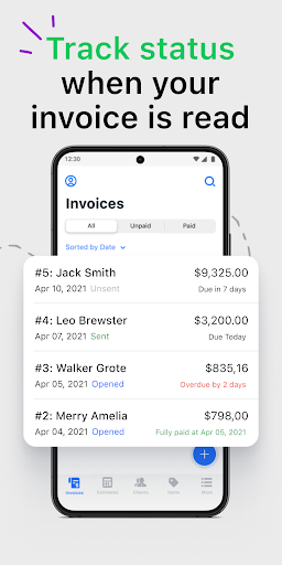 Smart Invoice: Estimate Maker Screen 3