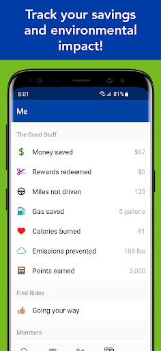 Screenshot of reThink Your Commute