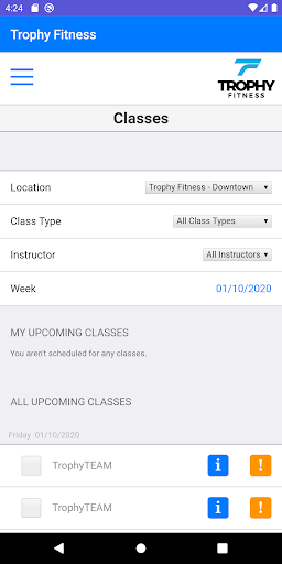 Trophy Fitness Screen 3