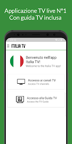 Imágen 8 Italia TV diretta - Canali TV android