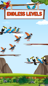 Bird Sort Color Puzzle Game  screenshots 2