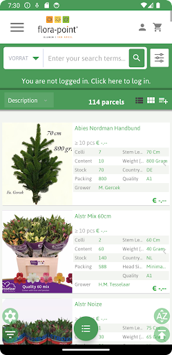 Android application Flora-point screenshort