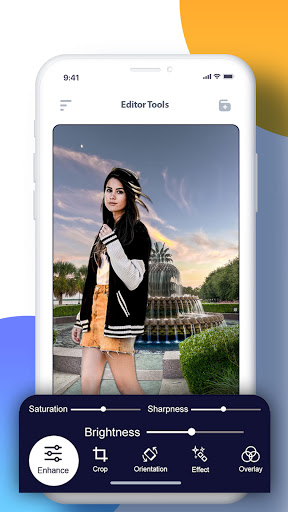 Water Fountain Photo Editor and Frames