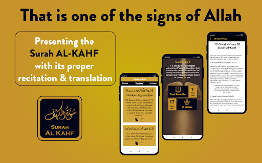 Android application Surah Al Kahf with Translation screenshort