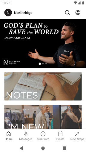 Screenshot of Northridge Church App