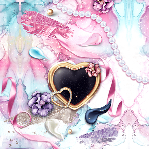 Heart Marble Palette-Wallpaper logo