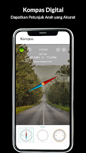 Digital Kompas aplikasi
