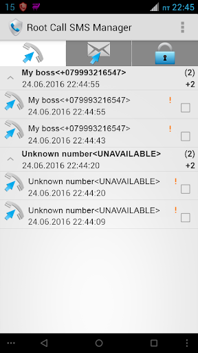 Root Call SMS Manager - Communication - apps