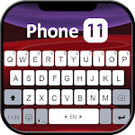 Cover Image of Baixar Tema de teclado Red Phone 11 1.0 APK