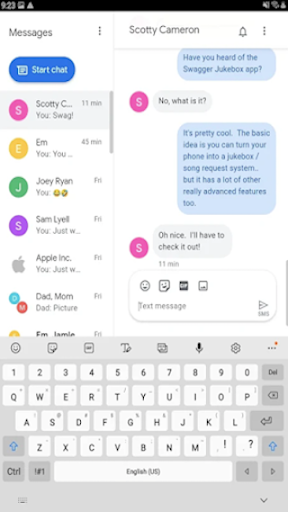 Second Device Messaging