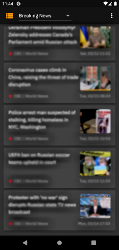 Android application Nuntium screenshort