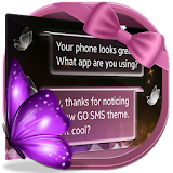 Crystal Butterfly SMS icon