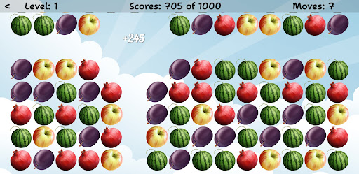Android application Fruity Mix screenshort