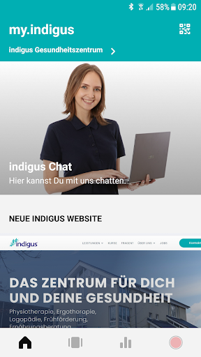 Android application my.indigus screenshort