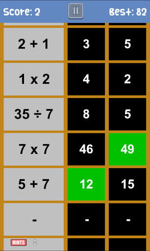 CrazyCalcul Screen 3