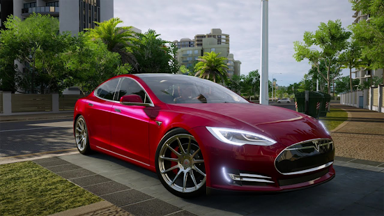 Tesla Model S Plaid City Driving Simulator screenshots apk mod 1