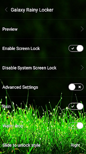 Install and Run Galaxy rainy lockscreen  For Your Pc, Windows and Mac 1