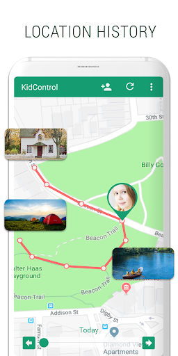 Family GPS tracker KidsControl  Screenshots 6