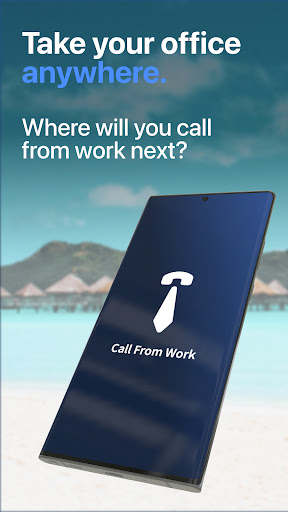 Android application Call From Work screenshort