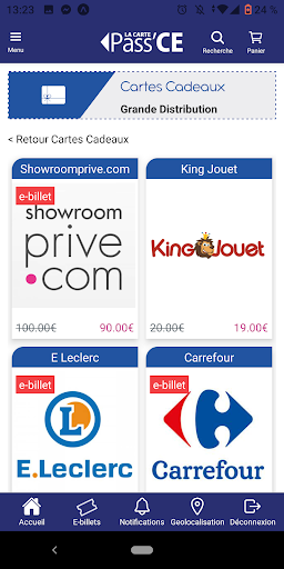 PassCE Billetterie Screen 3