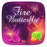 GO SMS FIRE BUTTERFLY THEME icon