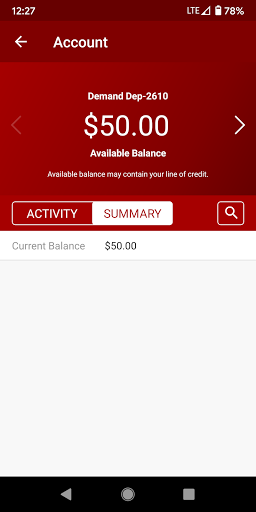 1st Colonial Mobile Banking Screen 3