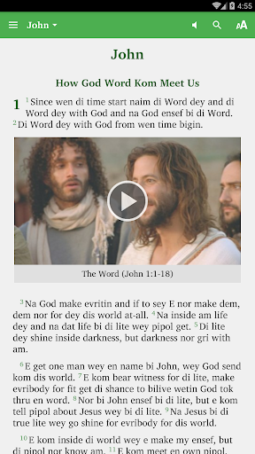 Android application Nigerian Pidgin Bible screenshort