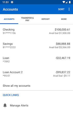 FMBank for Android Screen 3