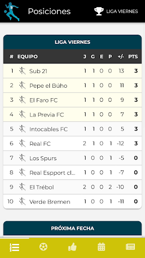 Android application Liga Diego Armando MARADO screenshort