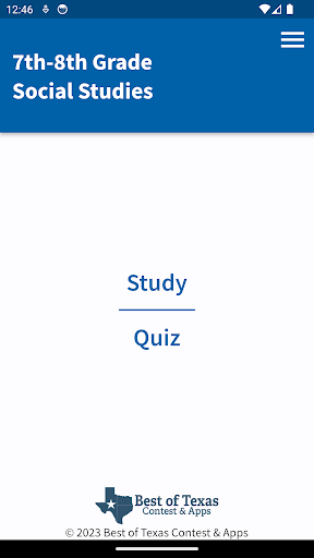 Android application BOT 7th-8th Grade Social Stud. screenshort