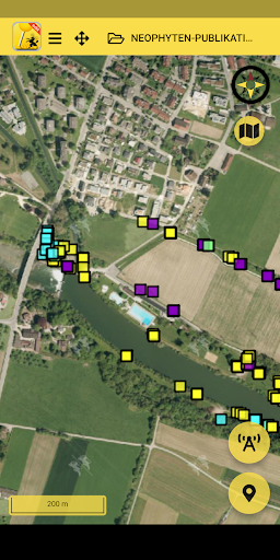 Android application GIS SHedit screenshort