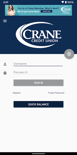 Android application Crane Mobile screenshort