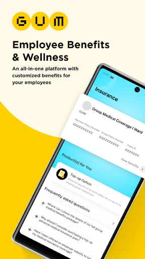 Android application GUM: Employee Benefits screenshort