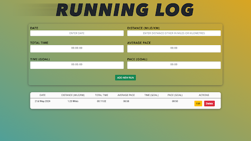RunningLog
