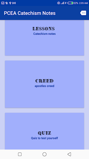 Android application Presbyterian Church Catechism screenshort