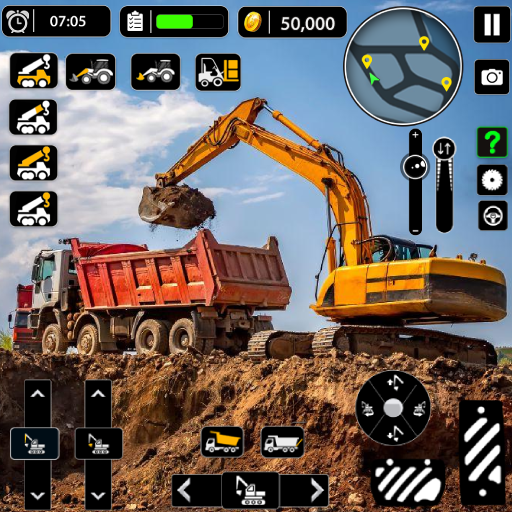 Snow Offroad Construction Game logo
