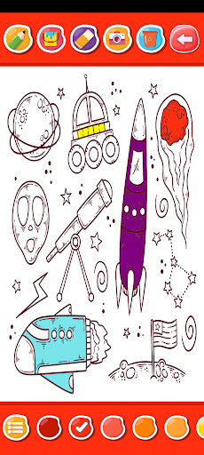 Space Coloring Book