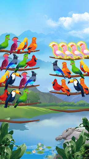 Bird Sort - Color Puzzle  screenshots 3