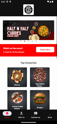 Android application Chilli Grill screenshort