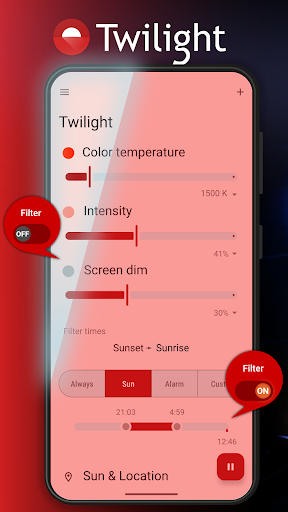 Twilight: Blue light filter - Health & Fitness - apps