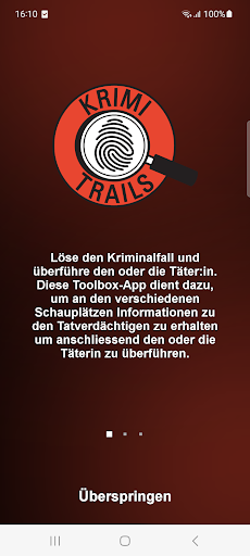 Crime-Trail Toolbox Screen 3