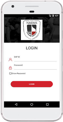 Android application NMIMS screenshort