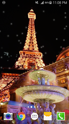 Android application Eiffel Tower Live Wallpaper screenshort