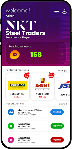 NKT STEEL TRADERS Screen 3