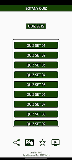 Botany MCQs with Answers Screen 2