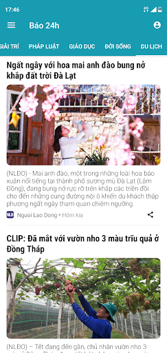 Đọc báo chính thống trong nước Screen 2
