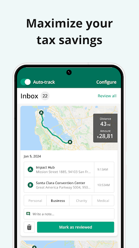 Mileage Tracker by Driversnote 2