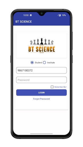 Android application BT SCIENCE screenshort