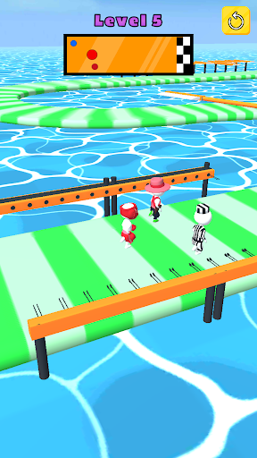 Doodle Fun Run - Wacky Ladder Fun Race 3D